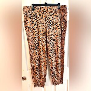 NWOT Skinnygirl Leopard Pull On Pants Size XL